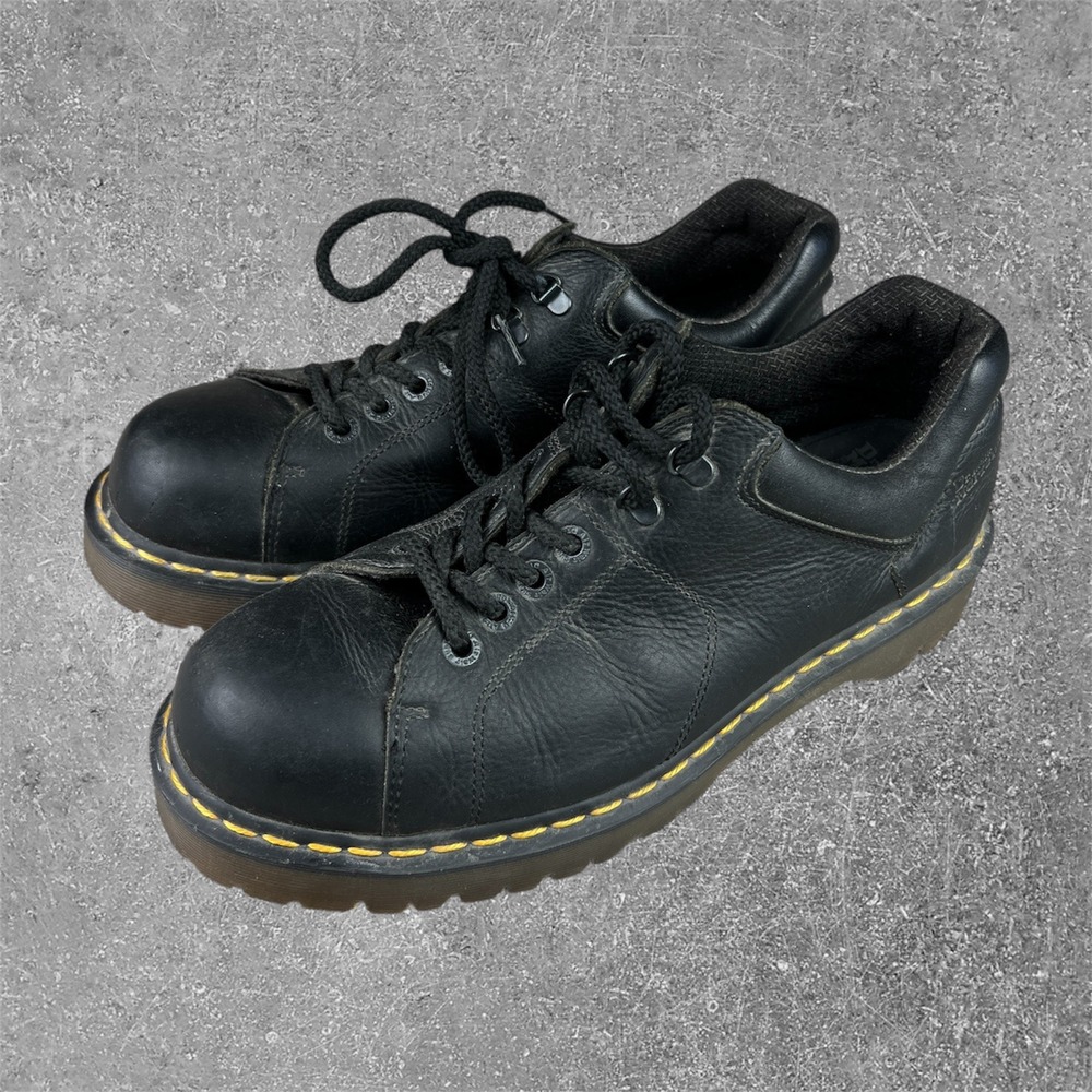 Dr Martens 8312‎ Mens Black Leather Chunky Oxfords Size 13 US Shoes 12 UK Grunge